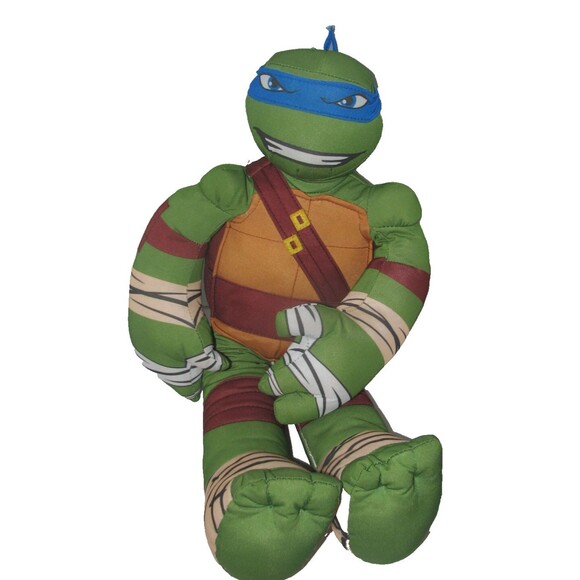 Teenage Mutant Ninja Turtles LEONARDO TMNT Plush 2014 Large Nickelodeon 17" - Picture 1 of 3